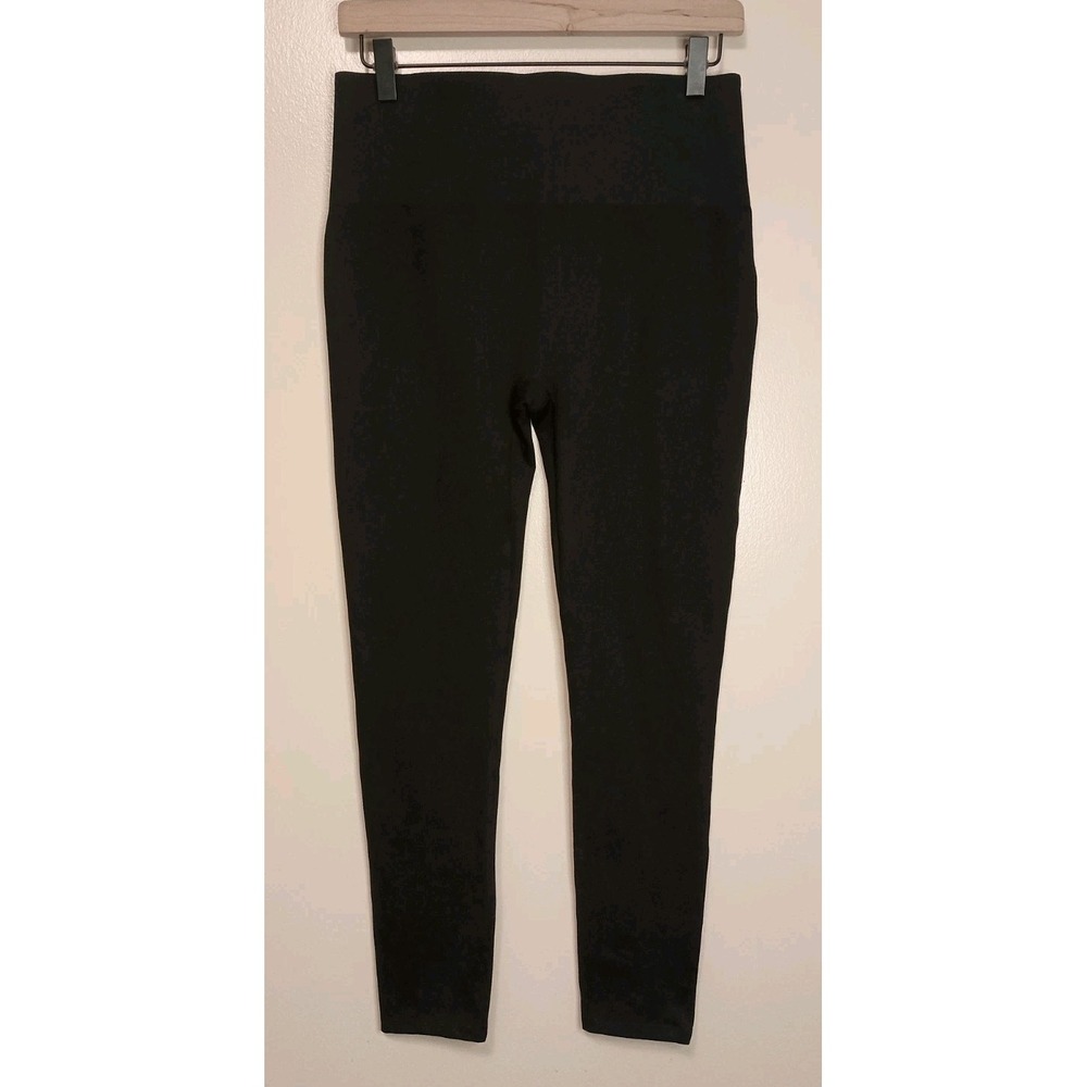 SPANX Essential Leggings Womens L Black High Rise Ankle Shaping Stretch